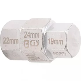   BGS technic Špeciálna hlavica pre motocykle | 19 - 22 - 24 mm (BGS 5059)