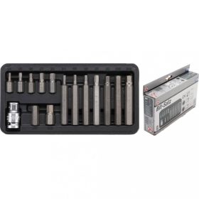   BGS DIY Súprava bitov | krátke / dlhé | 10 mm (3/8") uchytenie | 15 ks (BGS 5070)