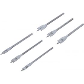   BGS DIY Sada plochých fréz, 10 - 25 mm, 6 kusov (BGS 50796)