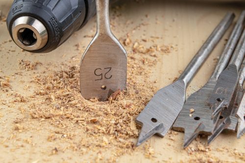 BGS DIY Sada plochých fréz, 10 - 25 mm, 6 kusov (BGS 50796)