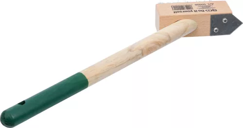 BGS DIY drôtená kefa na burinu do škár, krátka rukoväť, so škrabkou, 300 mm (50926)