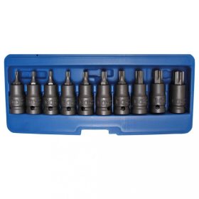   BGS technic Súprava silových nástrčných hlavíc | 12.5 mm (1/2") uchytenie | T-Star (pre Torx) T20 - T70 | 10 ks (BGS 5097)