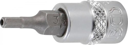 BGS technic Nástrčná hlavica | 6,3 mm (1/4") | vnútorný šesťhran s otvorom 3 mm (BGS 5156-3)