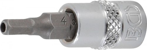 BGS technic Nástrčná hlavica | 6,3 mm (1/4") | vnútorný šesťhran s otvorom 4 mm (BGS 5156-4)