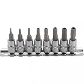   BGS technic Súprava Hlavica-bit | 6.3 mm (1/4") Drive | Vnútorný šesťhran s dierou 2 - 7 mm | 8 ks (BGS 5156)