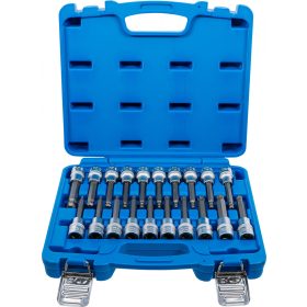   BGS technic Sada bitových hlavíc, 1/2", Imbus, T-profil (Torx), XZN s guľatým koncom, 20 kusov (BGS 5170)