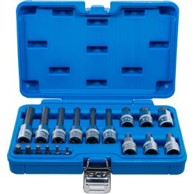   BGS technic Sada nástrčných hlavíc | 6,3 mm (1/4") / 12,5 mm (1/2") | vnútorný šesťhran | 18-dielna (BGS 5171)