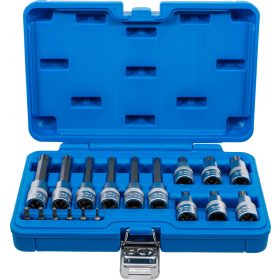   BGS technic Sada nástrčných hlavíc | 6,3 mm (1/4") / 12,5 mm (1/2") | T-profil (pre Torx) | 18-dielna (BGS 5173)