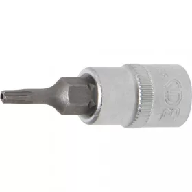  BGS technic Hlavica-bit | 6.3 mm (1/4") uchytenie | T-Star s dierou (pre Torx) TS10 (BGS 5184-TS10)