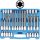 BGS technic Súprava Hlavica-bit | 12.5 mm (1/2") Drive | TP-Star (pre Torx Plus) TP20 - TP70 | 32 ks (BGS 5190)