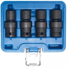   BGS technic Súprava rázových hlavíc s guľovým kĺbom | 12.5 mm (1/2") uchytenie | 4 ks (BGS 5200)