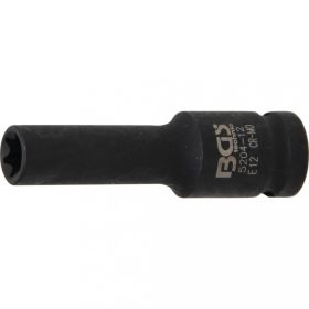   BGS technic Rázová hlavica E-Typ, dlhá | 12.5 mm (1/2") uchytenie | E12 (BGS 5204-12)