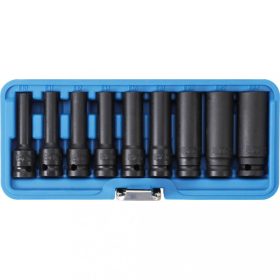   BGS technic Súprava rázových hlavíc E-Typ, dlhé | 12.5 mm (1/2") uchytenie | E10 - E24 | 9 ks (BGS 5204)