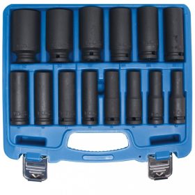   BGS technic Súprava nárazových hlavíc, šesťhran | 12.5 mm (1/2") uchytenie | 10-32 mm | 14 ks (BGS 5207)