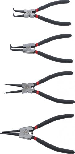 BGS DIY Sada klieští na rozperné krúžky | 175 mm | 4-dielna (BGS 52100)