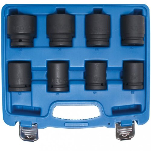 BGS technic Súprava rázových hlavíc | 20 mm (3/4") uchytenie | 22 - 38 mm | 8 ks (BGS 5240)