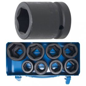   BGS technic Súprava rázových hlavíc | 25 mm (1") uchytenie | 27 - 50 mm | 8 ks (BGS 5245)