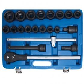   BGS technic Súprava rázových nástrčných hlavíc | 20 mm (3/4") uchytenie | 21 ks (BGS 5258)