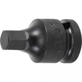   BGS technic Rázová nástrčná hlavica-bit | 12.5 mm (1/2") uchytenie | vnútorný šesťhran 11 mm (BGS 5485-11)