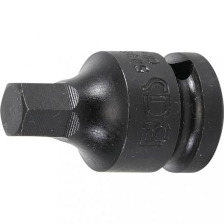 BGS technic Rázová nástrčná hlavica-bit | 12.5 mm (1/2") uchytenie | vnútorný šesťhran 11 mm (BGS 5485-11)