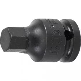   BGS technic Rázová nástrčná hlavica-bit | 12.5 mm (1/2") uchytenie | vnútorný šesťhran 13 mm (BGS 5485-13)