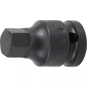   BGS technic Rázová nástrčná hlavica-bit | 12.5 mm (1/2") uchytenie | vnútorný šesťhran 14 mm (BGS 5485-14)