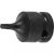 BGS technic Rázová nástrčná hlavica-bit | 12.5 mm (1/2") uchytenie | T-Star (pre Torx) T25 (BGS 5486-T25)