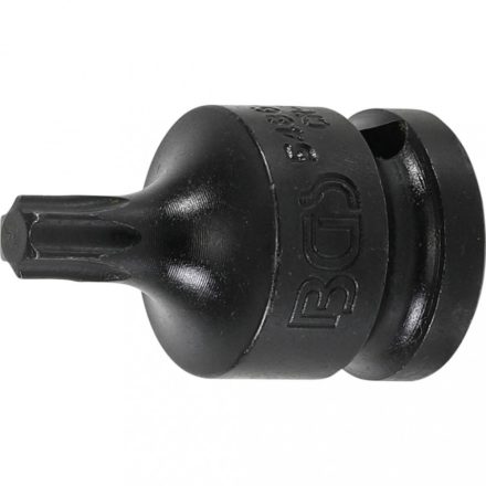 BGS technic Rázová nástrčná hlavica-bit | 12.5 mm (1/2") uchytenie | T-Star (pre Torx) T45 (BGS 5486-T45)