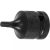 BGS technic Rázová nástrčná hlavica-bit | 12.5 mm (1/2") uchytenie | Spline (pre XZN) M5 (BGS 5487-M5)