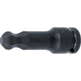   BGS technic Silová nástrčná hlavica | dĺžka 75 mm | 12,5 mm (1/2") | vnútorný šesťhran s okrúhlou hlavou 15 mm (BGS 5488-15)