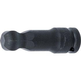   BGS technic Silová nástrčná hlavica | dĺžka 75 mm | 12,5 mm (1/2") | vnútorný šesťhran s okrúhlou hlavou 19 mm (BGS 5488-19)