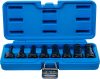 BGS technic Sada silových nástrčných hlavic | dĺžka 75 mm | 12,5 mm (1/2") | vnútorný šesťhran s okrúhlou hlavou 6 - 19 mm | 8-dielna (BGS 5488)