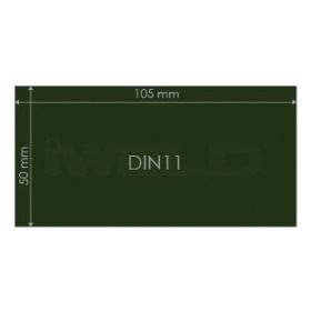 IWELD Ochranné sklo DIN11 50x105mm (548950100011)