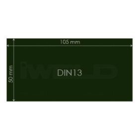 IWELD Ochranné sklo DIN13 50x105mm (548950100013)