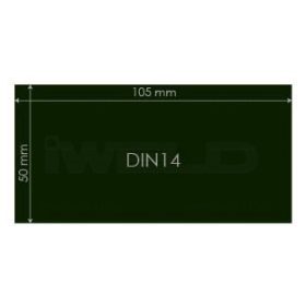 IWELD Ochranné sklo DIN14 50x105mm (548950100014)