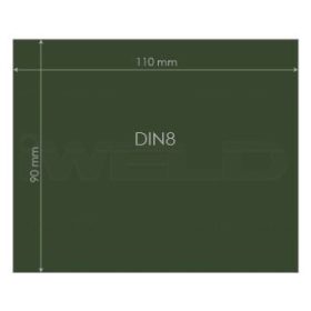 IWELD Ochranné sklo DIN 8 90x110mm (548980055011)