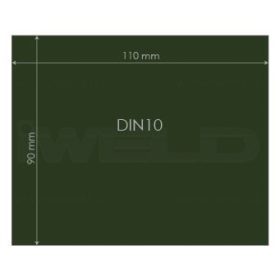 IWELD Ochranné sklo DIN10 90x110mm (548980055013)