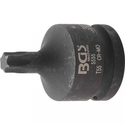 BGS technic Rázová hlavica-bit | 20 mm (3/4") | T-Star (pre Torx) T55 (BGS 5555)