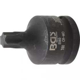   BGS technic Rázová hlavica-bit | 20 mm (3/4") | T-Star (pre Torx) T60 (BGS 5560)