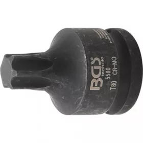   BGS technic Rázová hlavica-bit | 20 mm (3/4") | T-Star (pre Torx) T80 (BGS 5580)