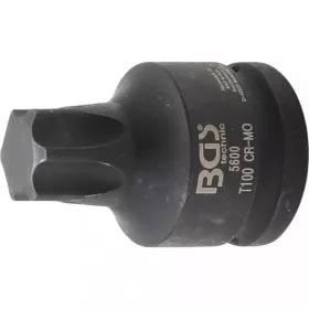   BGS technic Rázová hlavica-bit | 20 mm (3/4") | T-Star (pre Torx) T100 (BGS 5600)