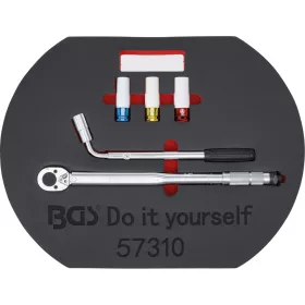 BGS DIY Sada pna výmenu kolies | 5-dielna (BGS 57310)