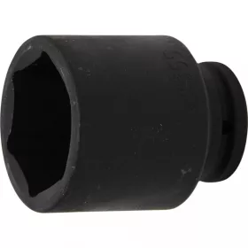   BGS technic Rázová nástrčná hlavica, šesťhran, dlhá | 20 mm (3/4") drive | 55 mm (BGS 5755)