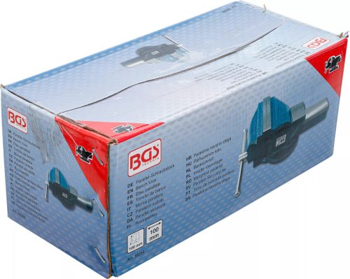 BGS technic paralelný zverák s nákovkou | Čeľuste 100 mm (58260)