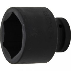   BGS technic Rázová nástrčná hlavica, šesťhran | 25 mm (1") drive | 60 mm (BGS 5860)