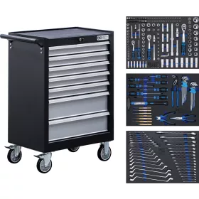   BGS technic Dielenský vozík | 7 zásuviek | s 263 nástrojmi (BGS 6062)