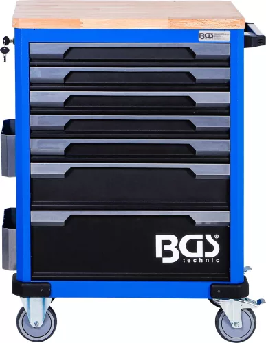 BGS technic dielenský vozík, 7 zásuviek, s 286 kusmi náradia (6067)