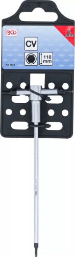 BGS technic Skrutkovač s posuvnou T-rúčkou | vnútorný šesťuholník | 2 mm (6082)