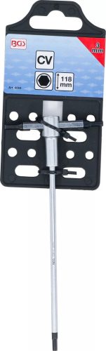 BGS technic Skrutkovač s posuvnou T-rúčkou | vnútorný šesťuholník | 3 mm (6084)