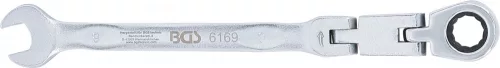 BGS technic Račňový kľúč očko-vidlica s dvojitým kĺbom | kĺbový | 9 mm (BGS 6169)
